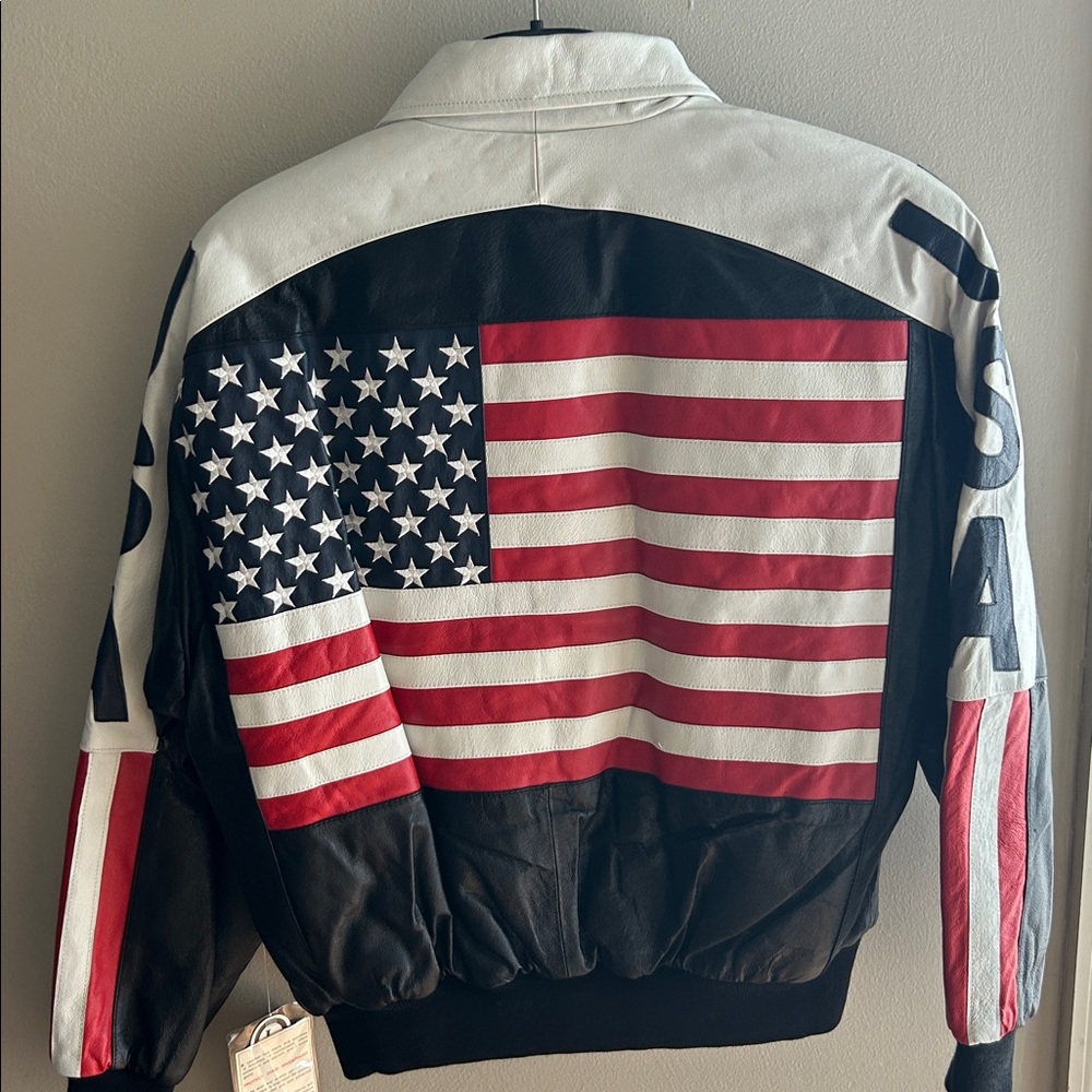 Michael Hoban “Wheremi” Vintage USA Leather Jacket in Black